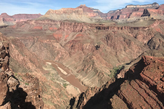View of the Colorado River in Grand Canyon.
